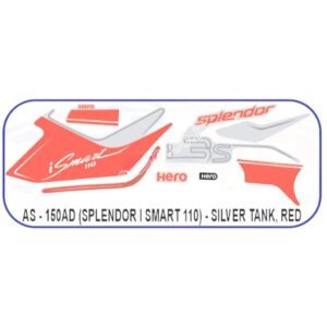Sticker Set For Hero Splendor Ismart 110