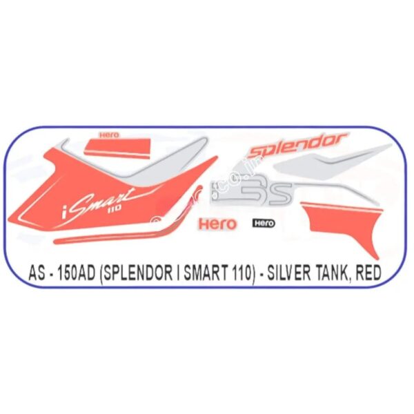 Sticker Set For Hero Splendor Ismart 110