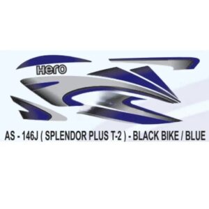 Graphics Sticker Set For Hero Splendor Plus