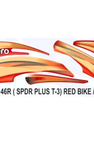 Graphics Sticker Set For Hero Splendor Plus