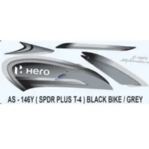 Graphics Sticker Set For Hero Splendor Plus