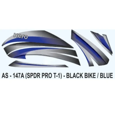 Graphics Sticker Set For Hero Splendor Pro