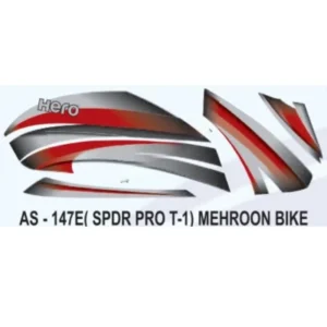 Graphics Sticker Set For Hero Splendor Pro