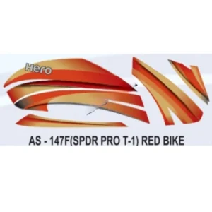 Graphics Sticker Set For Hero Splendor Pro