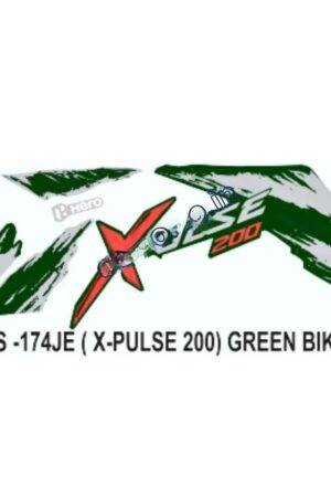 graphics-sticker-set-for-hero-xpulse-200-green-vehicle-both-sides Sticker Set For Green Xpulse 200