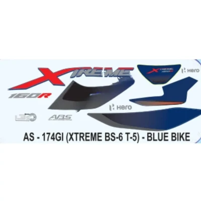 Sticker Set For Hero Xtreme 160r Bs6