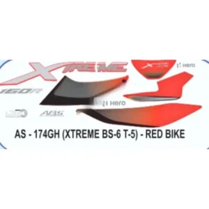 Sticker Set For Hero Xtreme 160r Bs6