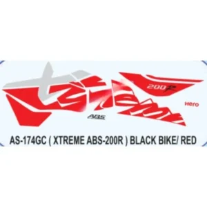 Red Sticker Set For Hero Xtreme 200r