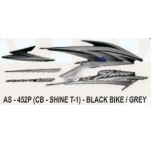 Grey Sticker Set For Honda Cb Shine