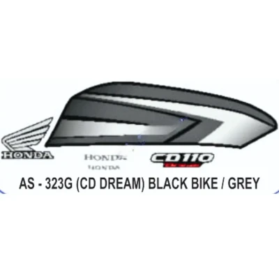 Grey Sticker Set For Honda Cd 110 Dream