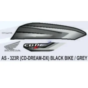 Grey Sticker Set For Honda Cd 110 Dream Dx