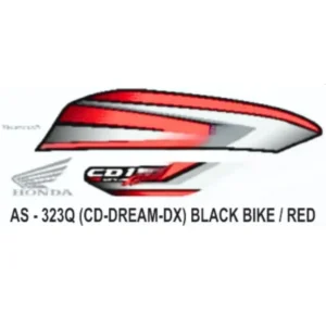 Red Sticker Set For Honda Cd 110 Dream Dx