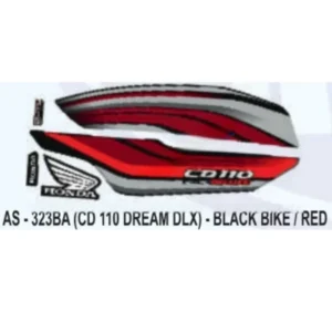 Graphics Sticker Set For Honda Cd Dream 110 Dlx