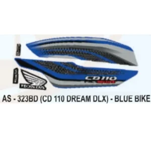 Graphics Sticker Set For Honda Cd Dream 110 Dlx