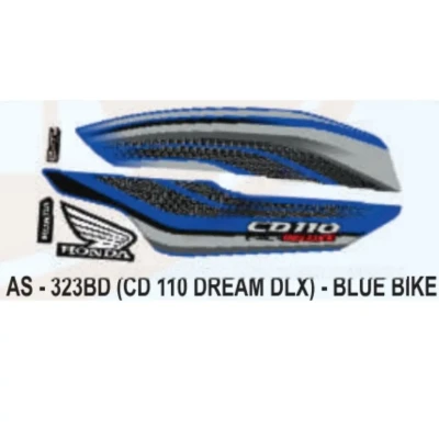 Graphics Sticker Set For Honda Cd Dream 110 Dlx