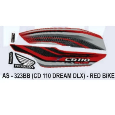 Graphics Sticker Set For Honda Cd Dream 110 Dlx