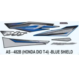Blue Sticker Set For Honda Dio product image
