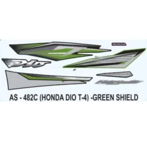 Green Sticker Set For Honda Dio product image