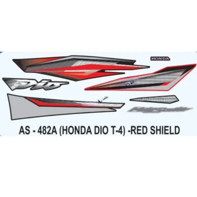 Sticker Set For Honda Dio product image