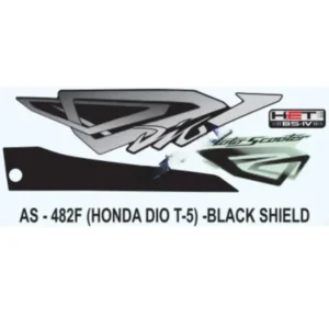Black Sticker Set For Honda Dio product image