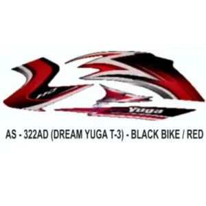 Red Sticker Set For Honda Dream Yuga product image