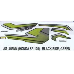 Green Sticker Set For Honda Sp 125