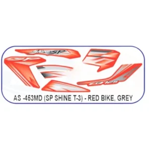 Grey Sticker Set For Honda Sp Shine