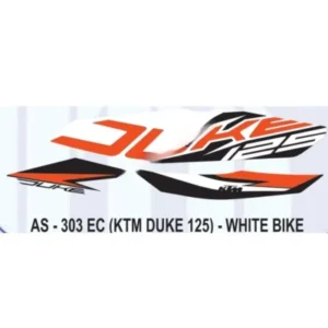 Sticker Set For Duke 125