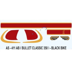 Graphics Sticker Set For Royal Enfiled Bullet Classic 350