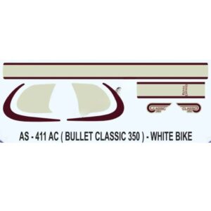 Graphics Sticker Set For Enfiled Bullet Classic 350