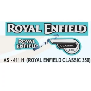 Blue Sticker Set For Enfiled Classic 350