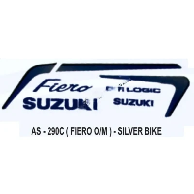 Sticker Set For Silver Suzuki Fiero