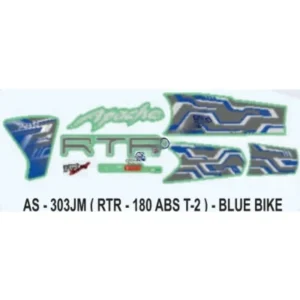 Graphics Sticker Set For Tvs Apache Rtr 180
