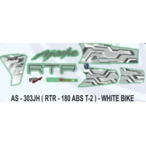 Graphics Sticker Set For Tvs Apache Rtr 180