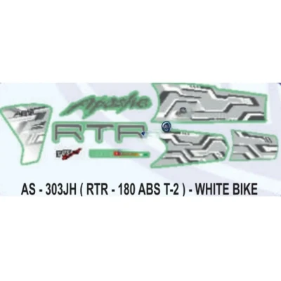 Graphics Sticker Set For Tvs Apache Rtr 180