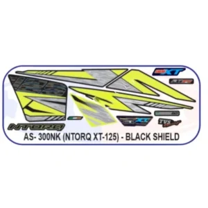 Graphics Sticker Set For Tvs Ntorq Xt 125