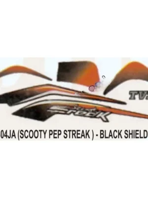 Sticker Set For Tvs Scooty Pep Streak