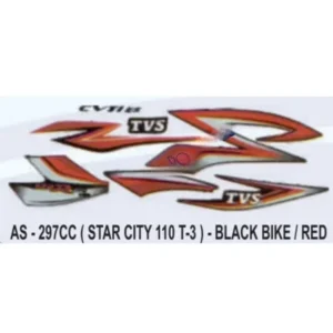 Red Sticker Set For Tvs Star City