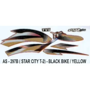 Yellow Sticker Set For Tvs Star City