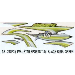 Green Sticker Set For Tvs Star Sports