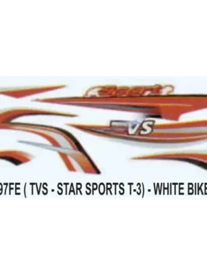 Red Sticker Set For Tvs Star Sports