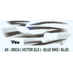 Blue Sticker Set For Tvs Victor Glx