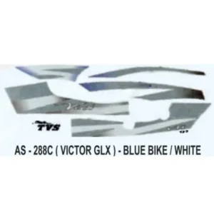 White Sticker For Tvs Victor Glx