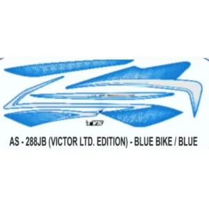 Blue Sticker Set For Tvs Victor