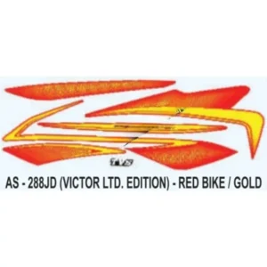 Golden Sticker Set For Tvs Victor