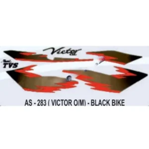Sticker Set For Black Tvs Victor