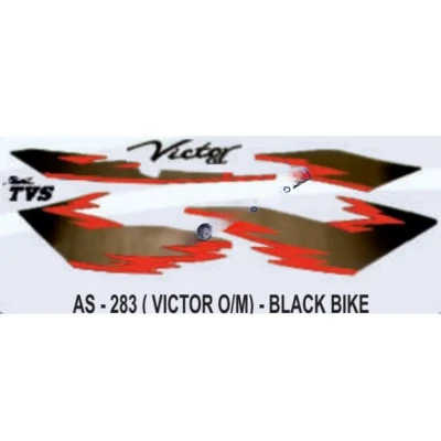 Sticker Set For Black Tvs Victor