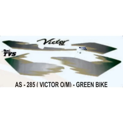 Sticker Set For Green Tvs Victor