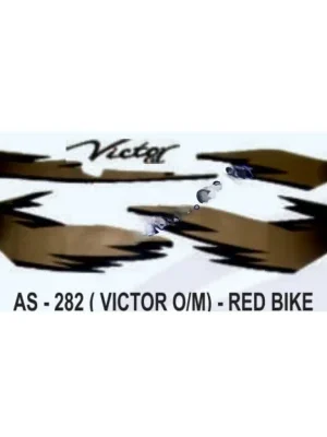 Sticker Set For Red Tvs Victor
