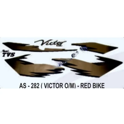 Sticker Set For Red Tvs Victor